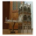 Archivo Vector Torre Gótica en Ruinas Puzzle 3D Corte Láser