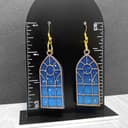 Gothic Window Earring Laser Cut Vector File