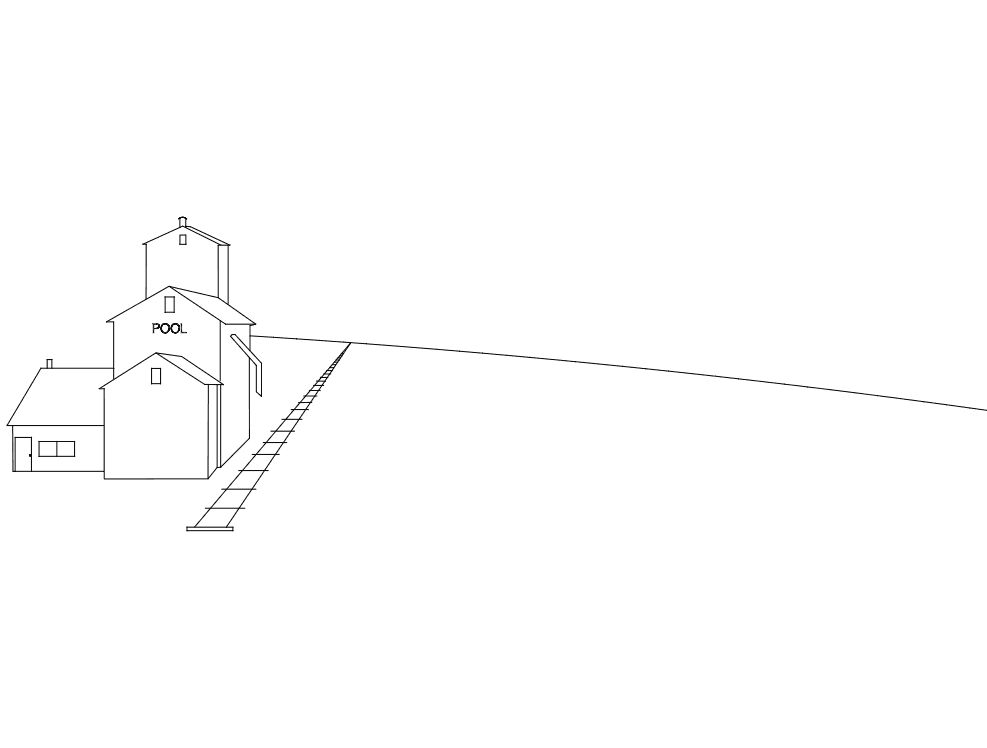 Grain Elevator Architectural Drawing DXF File