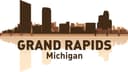 Grand Rapids Skyline Vector Design for Laser Cutting