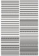 Greek Key Border Patterns Vector Collection for Laser Cutting