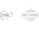 Arquivos Vetoriais do Logotipo Harley-Davidson para Corte a Laser (DXF)
