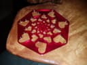 Heart Mandala Coaster Vector Design - Laser Cut SVG File