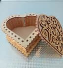 Heart Shaped Decorative Box Laser Cut Vector File