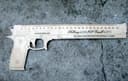 Hellsing Arms 454 Casull Gun Ruler Laser Cut Vector File