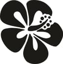 Vector de Silueta de Flor de Hibisco para Corte Láser DXF