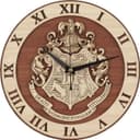 Hogwarts Crest Wall Clock Laser Cut Vector File