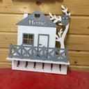 Home Sweet Home Key Holder Shelf Laser Cut Vector File (DXF)