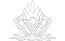 Arquivo Vetorial Emblema Honda VTX para Corte CNC