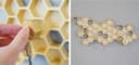 Portallaves de Pared Panal de Abeja Vector para Corte Láser - CDR