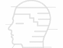 Human Head Wall Shelf Vector Design DXF File