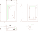 Humidor Lid or Cabinet Panel CNC Vector DXF Design