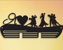 I Love Dancing Medal Hanger Vector for Laser Cutting (SVG, DXF)