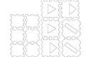 Paneles de Cubo 3D Interconectados Archivo Vectorial DXF para Láser