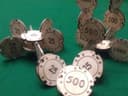 Fichas de Poker Encajables en Madera - Archivo Vectorial