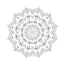 Diseño Vectorial de Mandala Floral Detallada para Grabado Láser (SVG, DXF)