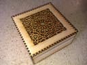 Caja con Patrón Geométrico Islámico Archivo Vectorial Laser Cut