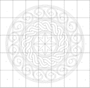 Intricate Geometric Mandala CNC Vector Design for Laser Cutting