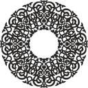 Archivo Vectorial de Mandala Circular Ornamentada