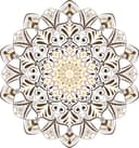 Archivo Vectorial de Mandala Ornamental para Corte Láser