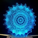 Archivo DXF de Lámpara Mandala Estrella para Corte Láser