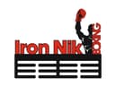 Colgador de Medallas Iron Nik Boxing Vector para Corte Láser