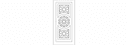Islamic Geometric Door Panel Vector DXF Design
