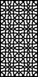 Islamic Geometric Pattern CNC Panel Vector File DXF