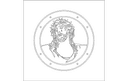 Jesus with Crown of Thorns Portrait DXF File for Laser Cutting