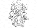 Design Vetorizado de Palhaço Malabarista para Corte a Laser DXF