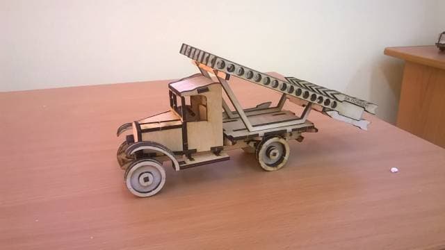 Katyusha Rocket Launcher 3D Wooden Puzzle Laser Cut Vector Plan