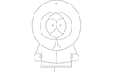 Kenny McCormick Vector Design for Laser Cutting DXF File