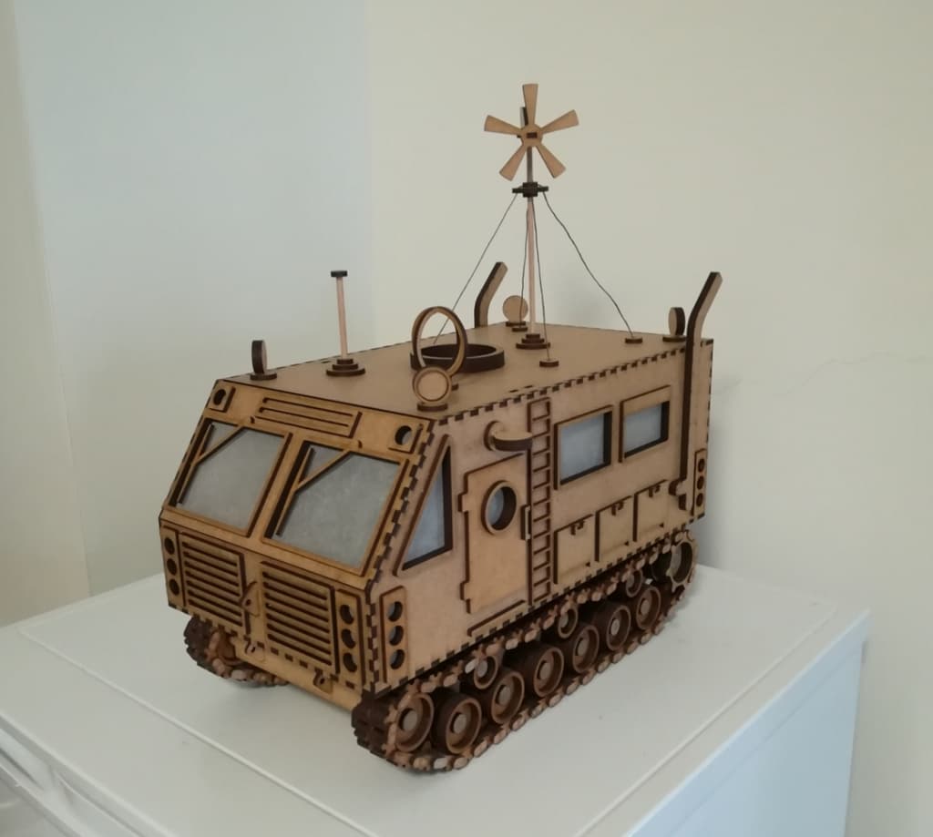 Kharkovchanka Antarctic Cruiser 3D Puzzle Laser Cut DXF File