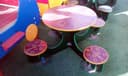 Conjunto Infantil Mesa e Bancos Joaninha Arquivo DXF para Router CNC