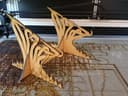 Soporte para Laptop Kraken 3D Puzzle Archivo Vector DXF