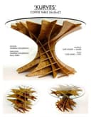 Kurves Parametric Coffee Table CNC Vector File