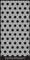 Kyoto Dynasty Geometric Screen Laser Cut Vector File (DXF)