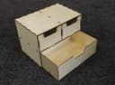 Organizador de Escritorio con Cajones para Corte Láser (DXF)