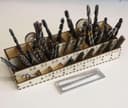 Plano de Organizador de Brocas para Corte a Laser DXF