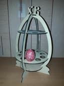 Soporte para Huevos de Pascua Vectorial CDR para Corte Láser