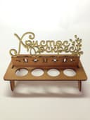 Laser Cut Easter Egg Stand Holder Vector File (CDR)