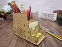 Laser Cut Owl Desk Organizer and Pencil Holder SVG DXF