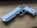 Laser Cut Rubber Band Gun DXF Toy Template