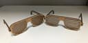 Laser Cut Shutter Shades & Dot Glasses Vector Files