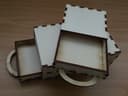 Laser Cut Slide-Out Drawer Box Vector Design