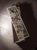 Laser Cut Snowflake Wine Bottle Box SVG Vector File