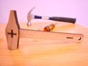 Laser Cut Wooden Toy Hammer DXF File