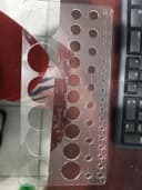 Gabarito de Furos para Corte a Laser SVG para Medições Precisas