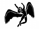 Archivo Vectorial Icarus Led Zeppelin para Corte Láser DXF
