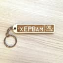 License Plate Keychain Laser Cut Vector File